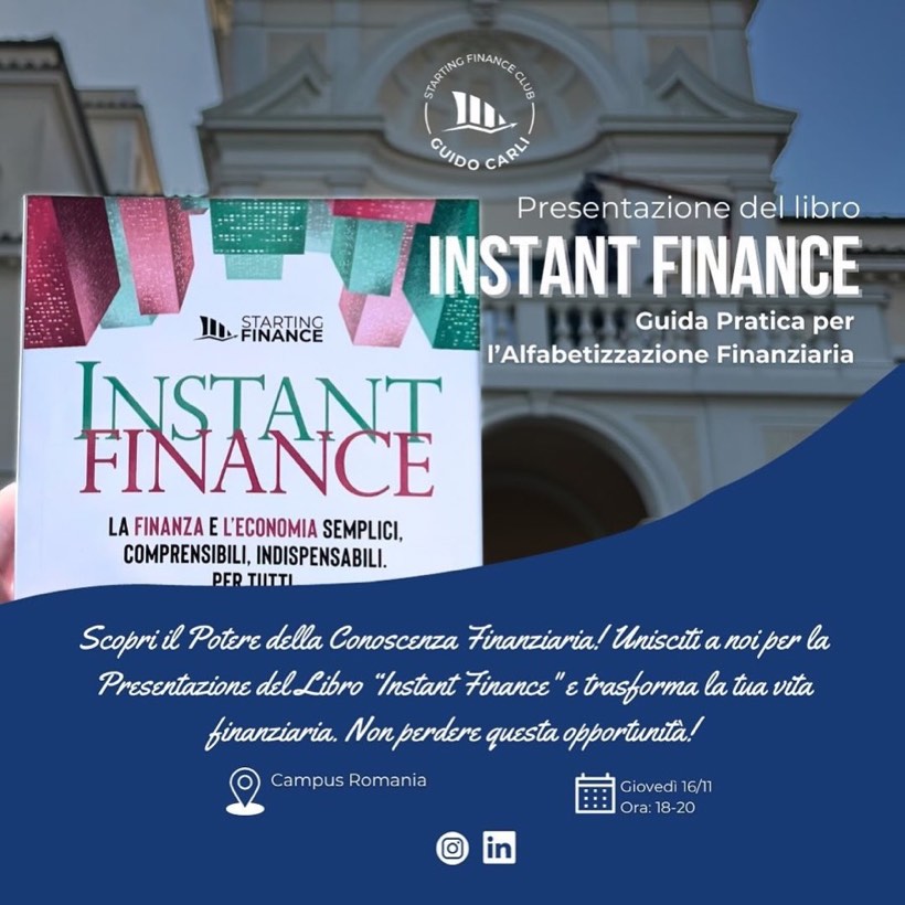 Instant Finance book presentation