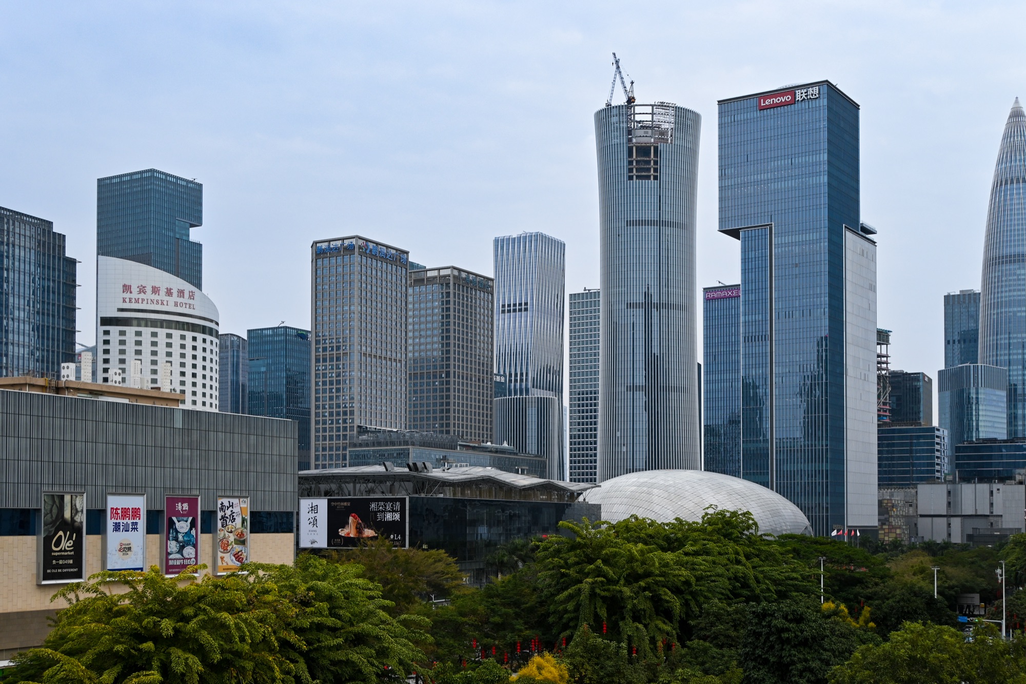 Skyscrapers in Shenzhen's Nanshan district